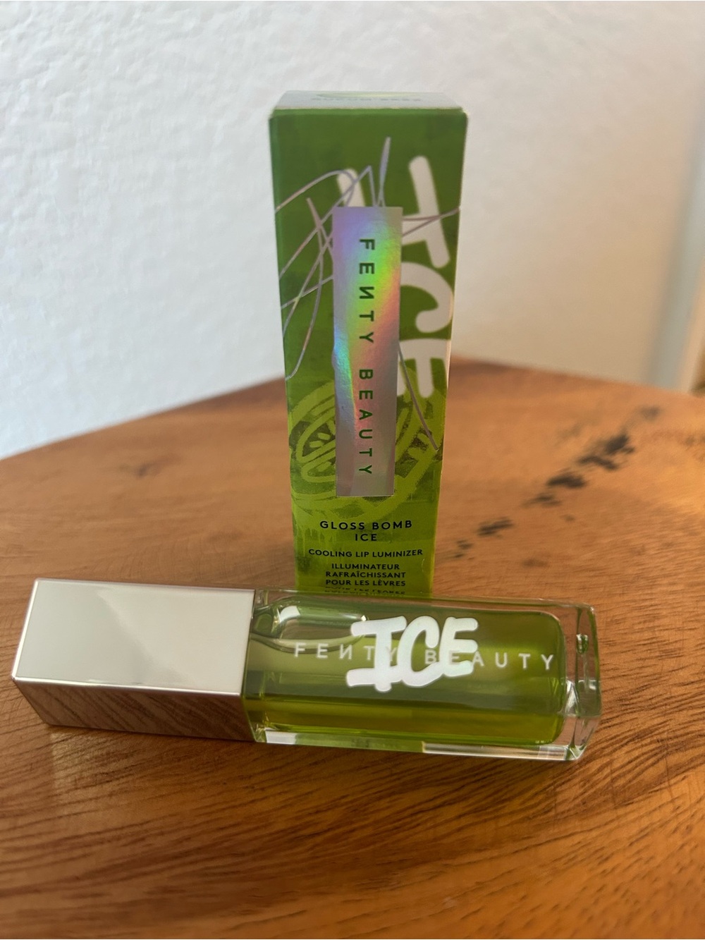 NIB★Fenty Beauty Gloss Bomb Ice Cooling Lip Luminizer Gloss in Cucum’brrr